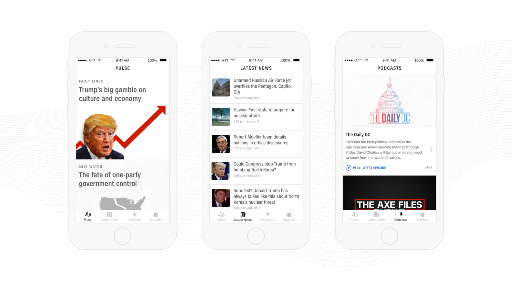 Access to podcasts and the full breadth of CNN content