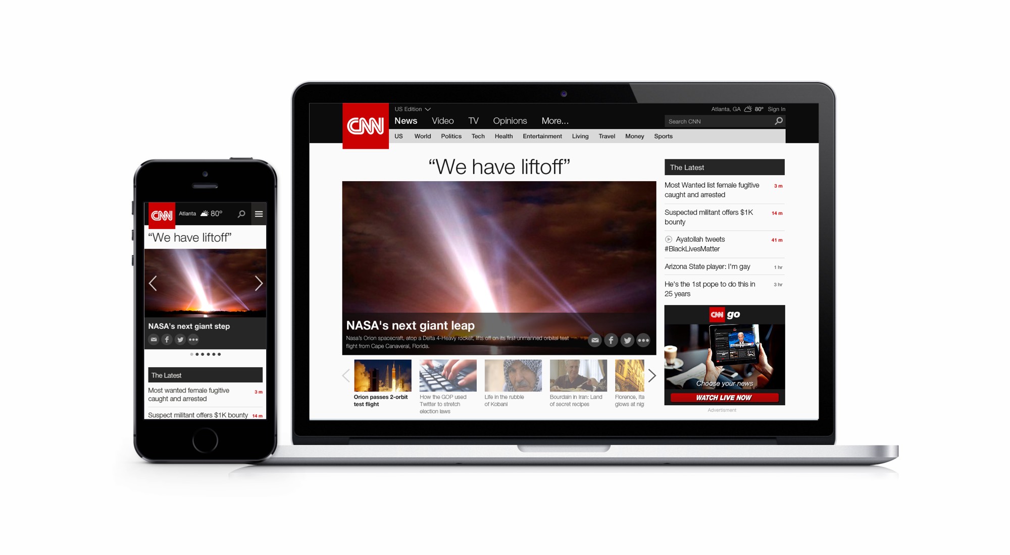 A dramatic, fully responsive redesign