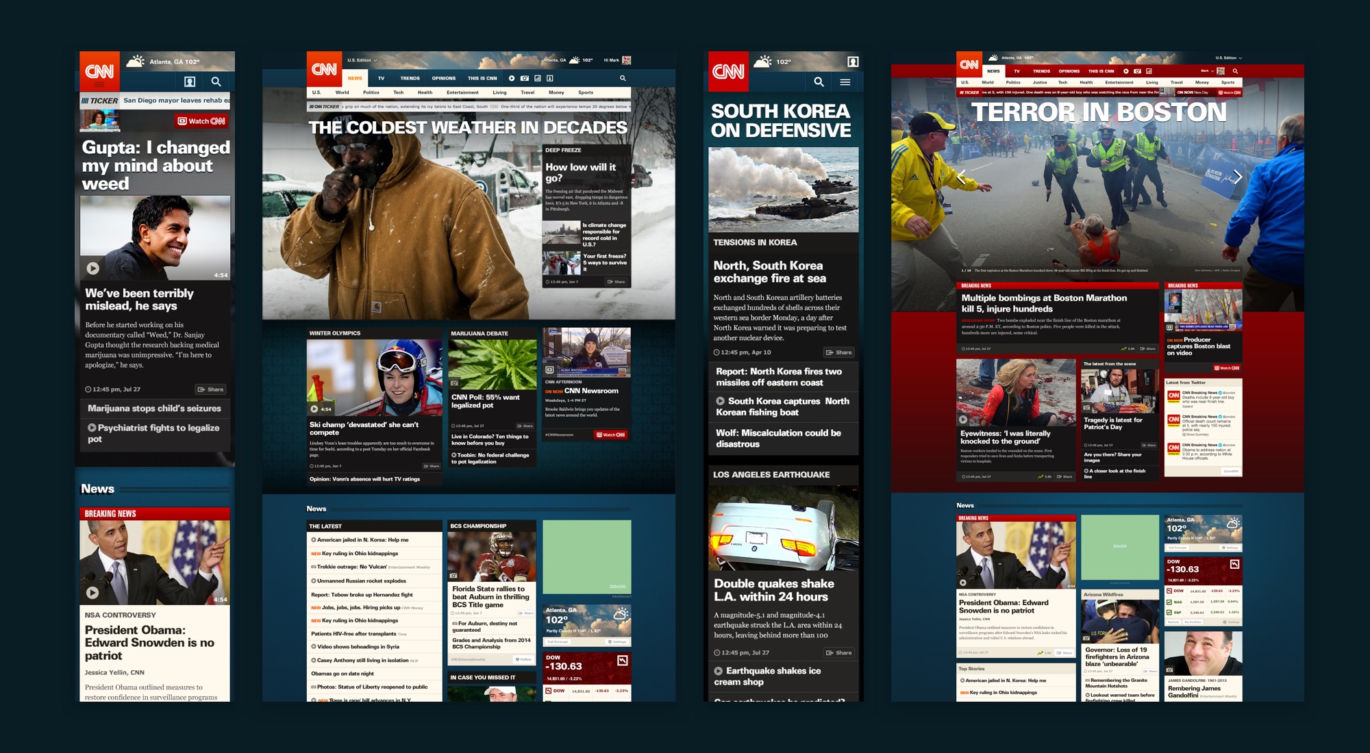 Initial concepts inspired by CNN's broadcast legacy